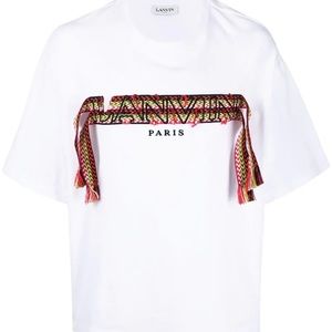 Lanvin
Crazy Curb lace logo T-shirt